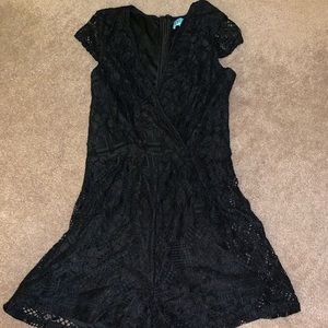 Francesca’s black lacy romper